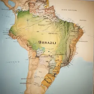 map of brazil