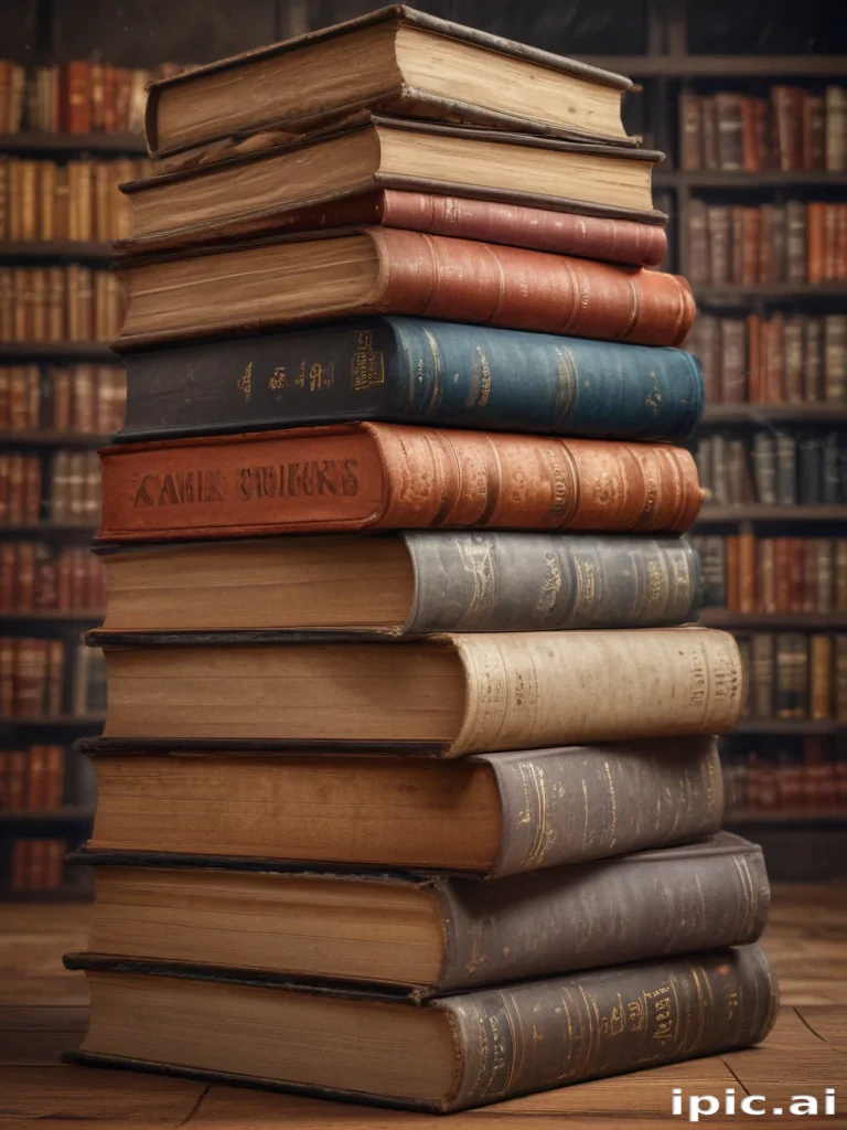 stack of books clipart