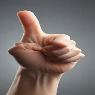 transparent thumbs up