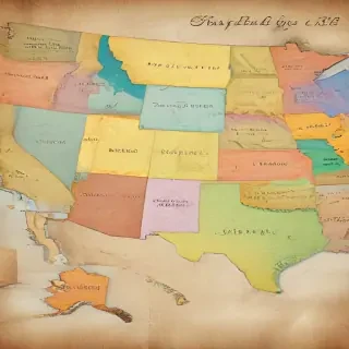 map of usa states