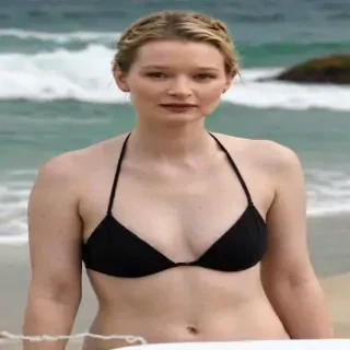 Mia Wasikowska in bikini