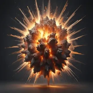 explosion transparent background