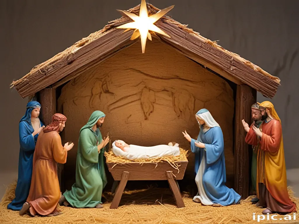 images of the manger scene