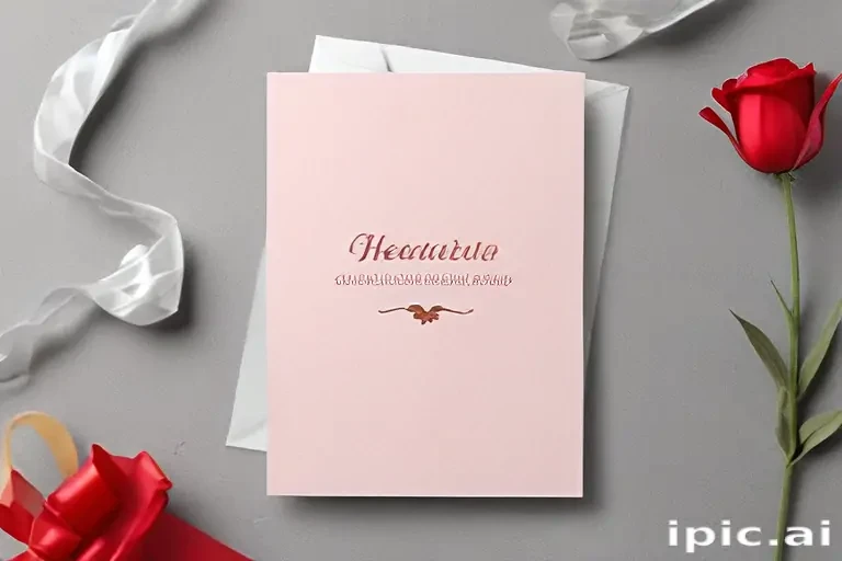 greeting card mockup