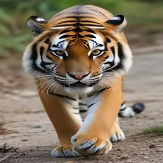 transparent tiger