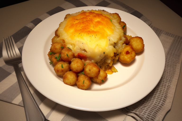 shepherd's pie with tater tots