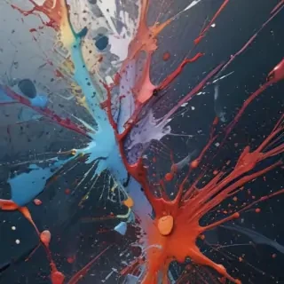 paint splatter transparent