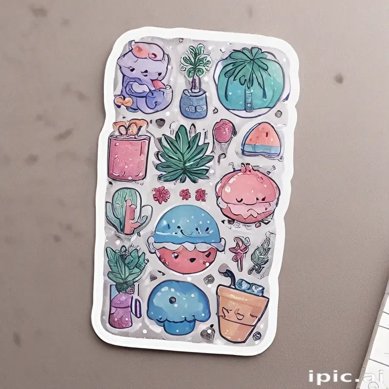 transparent aesthetic stickers