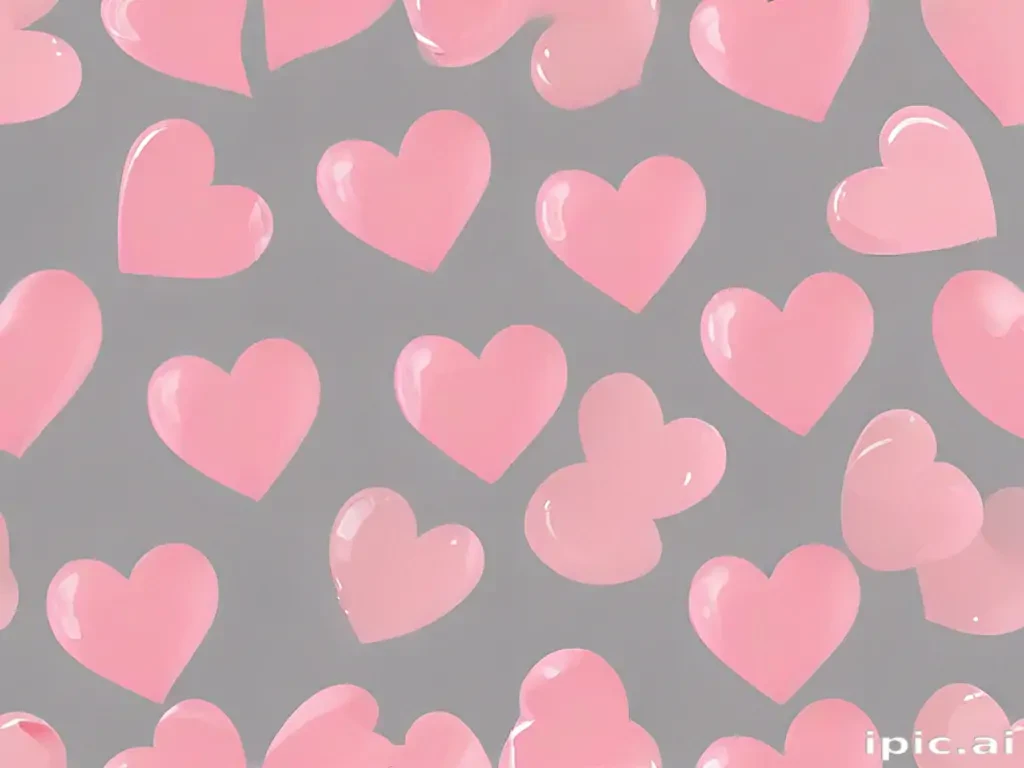 pink heart transparent