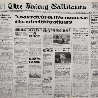 newspaper transparent