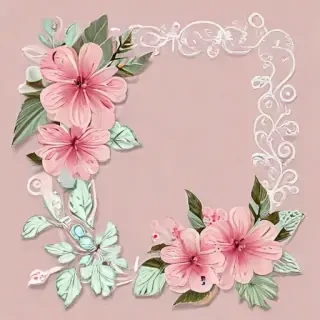free flower border clipart