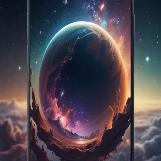 iphone wallpaper space