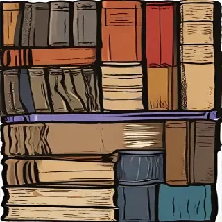 books stacked clipart