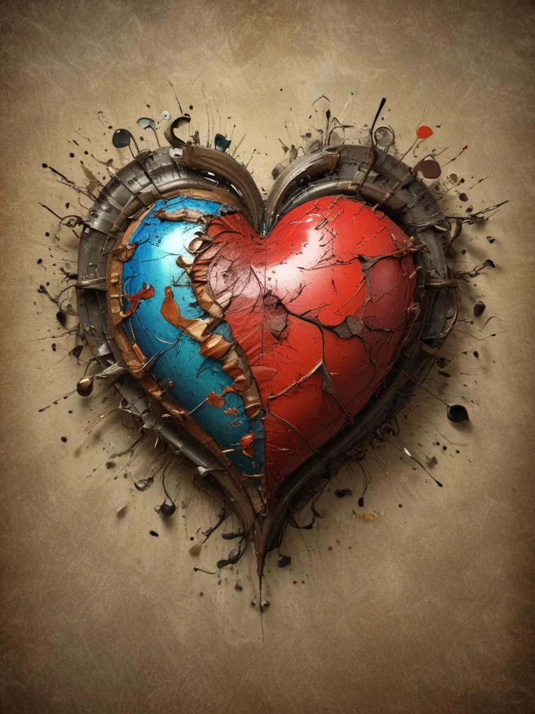 heart broke wallpaper