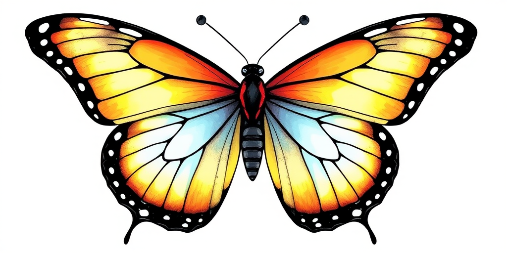butterfly drawing png