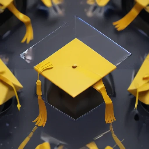 transparent graduation cap