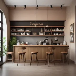 coffee shop mockup