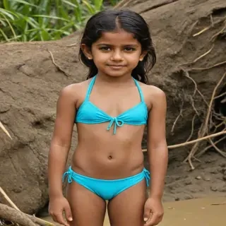 indian kid bikini