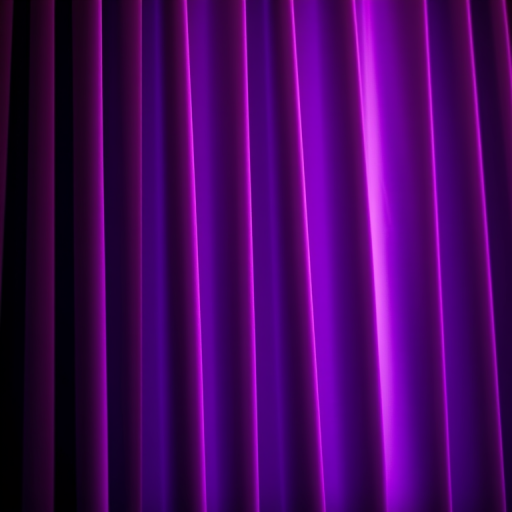 Capture a rich purple velvet curtain with soft lighting, using a Canon EOS R5, 50mm f/1.2 lens, aperture f/2.8, ISO 100, and a shallow depth of field, ensuring smooth texture and vibrant color fidelity.