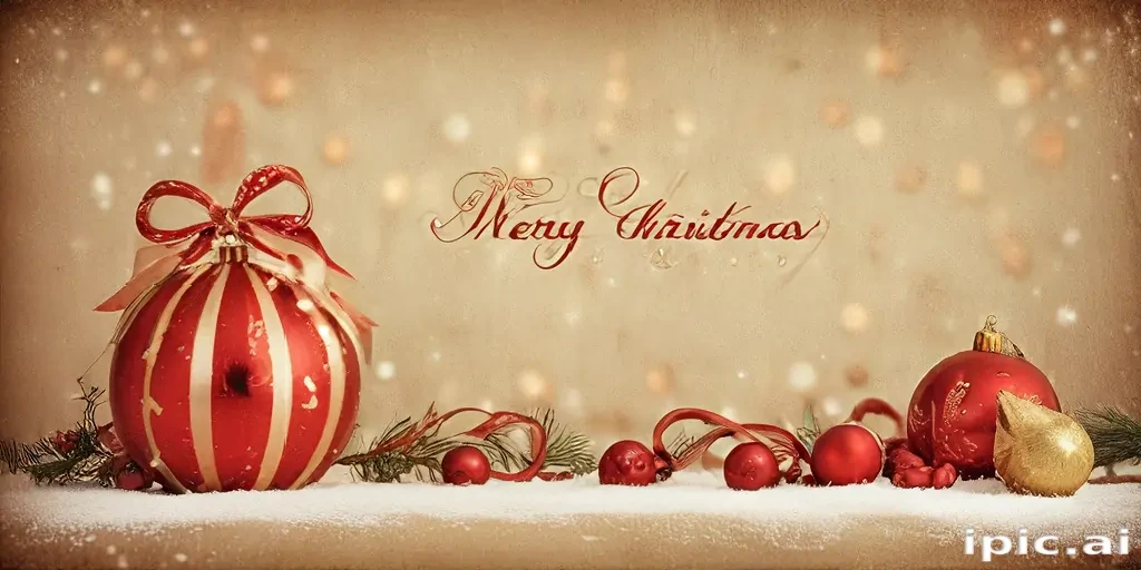 merry christmas vintage
