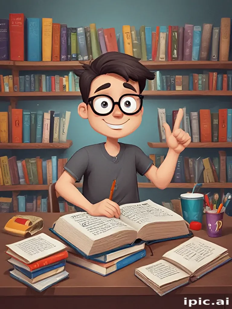 book cartoon image