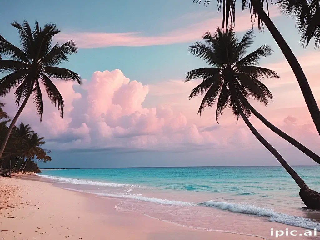 aesthetic beach background