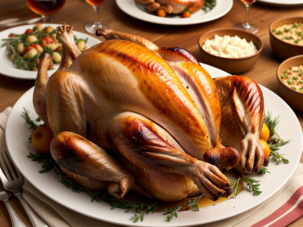 slow roasted turkey at 250 degrees