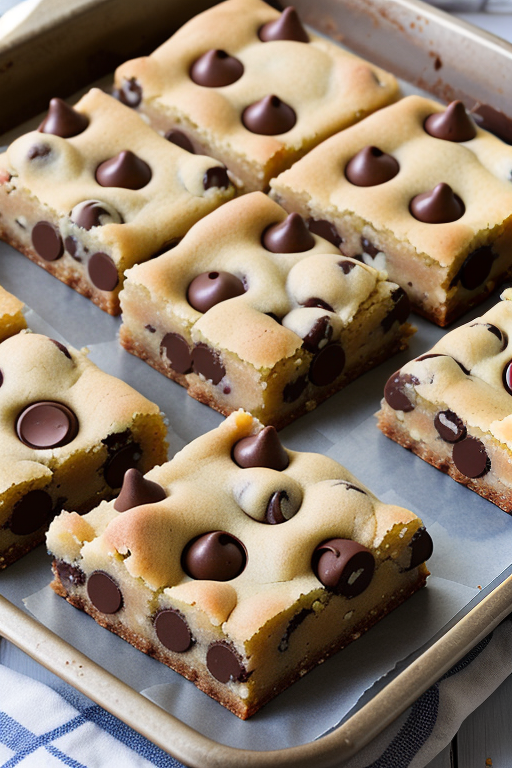 lazy chocolate chip cookie bars