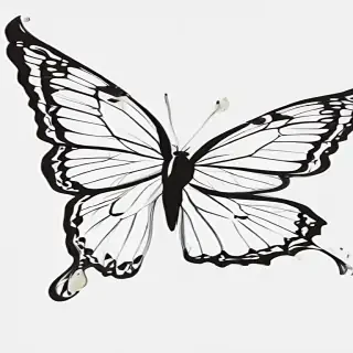 butterfly png outline