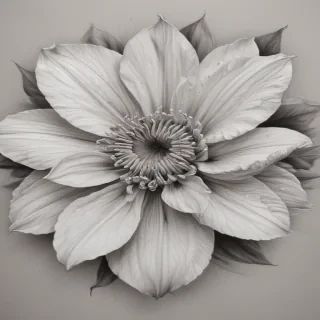 flower drawings pencil