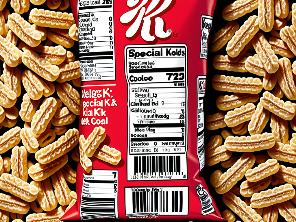 kellogg's special k cereal barcode