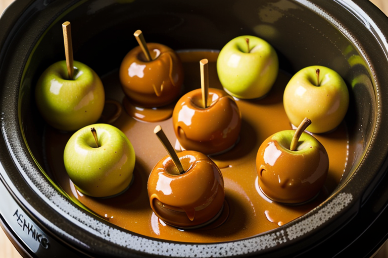 caramel apples in crock pot
