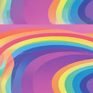 rainbow transparent background
