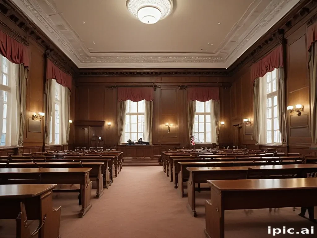 court room background