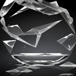 shattering glass png