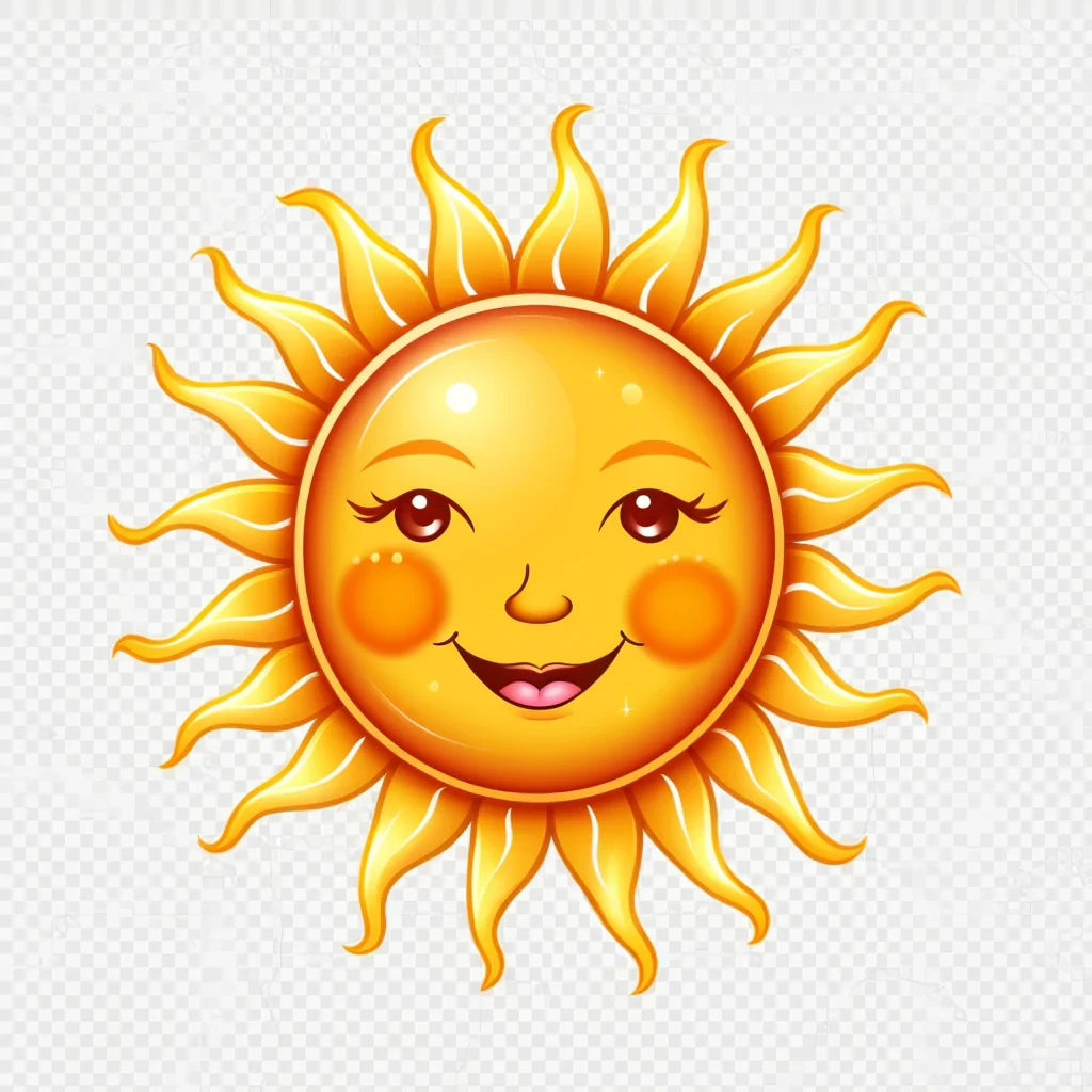 sun clipart no background