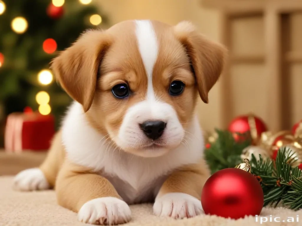 christmas puppy backgrounds