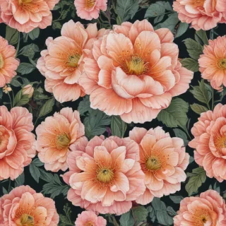 line work flowers