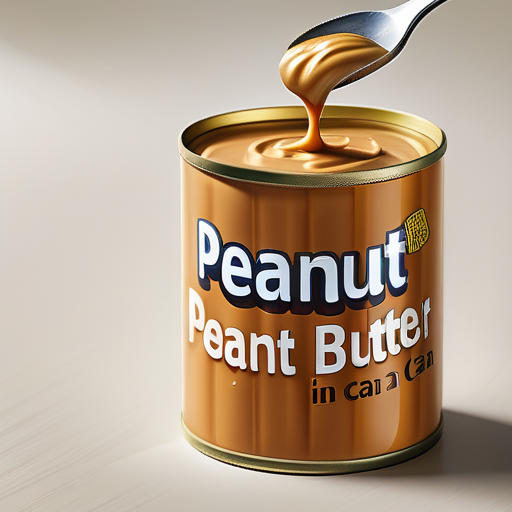 peanut butter in a can