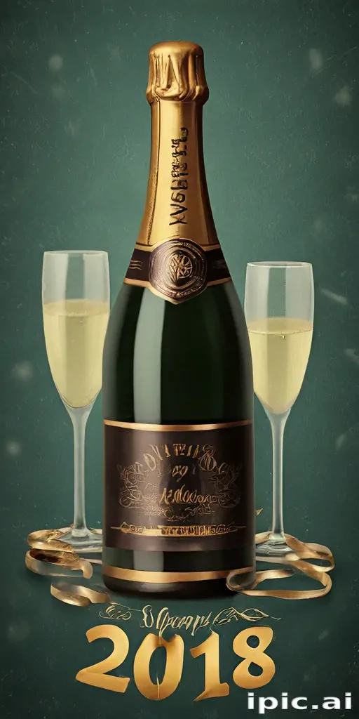 happy new year vintage