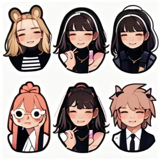 aesthetic stickers printable