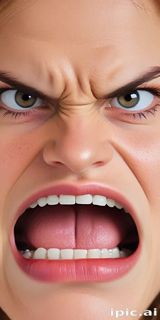 angry face