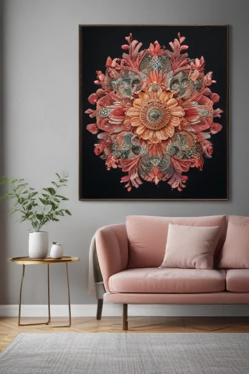 wall art mock up