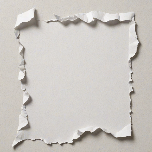 transparent background ripped paper