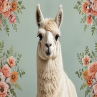 cute llama wallpaper