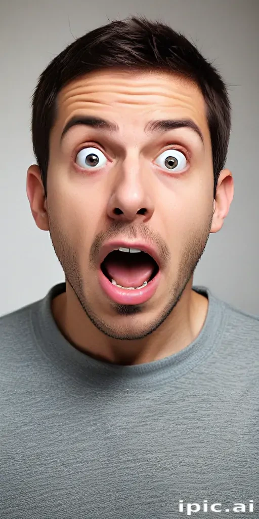shocked man