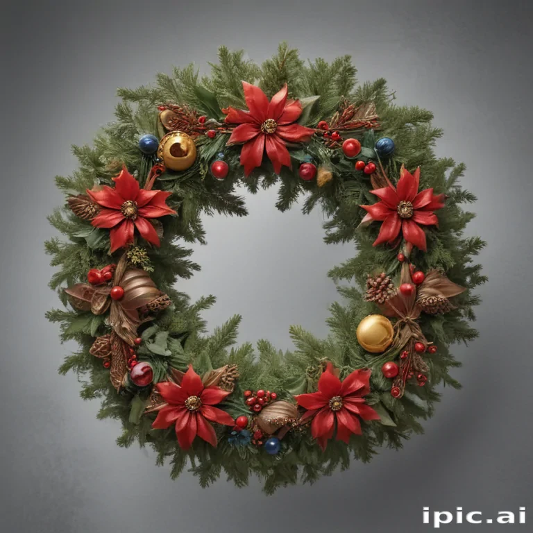 christmas wreath transparent