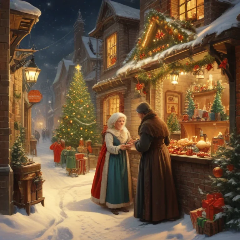 vintage christmas illustration