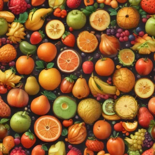 cartoon fruit