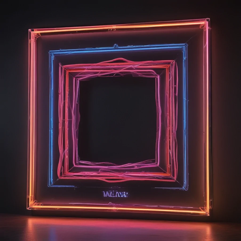 neon frame